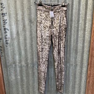 Urban Outfitters sequined legging style pants size XS
